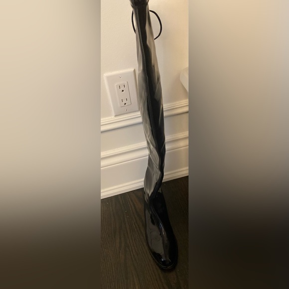 Stuart weitzman size 7 (runs big) vinyl boots. - Picture 2 of 7